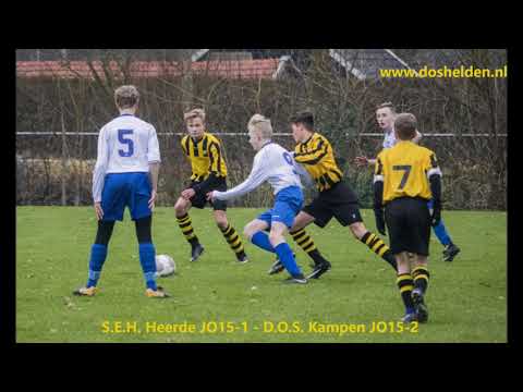 Doshelden Kampen: 27-01-2018 S.E.H. Heerde JO15-1 - Dos Kampen JO15-2 (foto's)