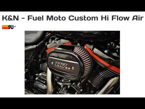 K&N Fuel Moto M8 Air Filter FM-3956 Custom Hi Flow Air Cleaner for M8 Ventilator