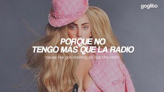 lady gaga - nothin’ on but the radio ( unreleased )『 sub. español + lyrics / letra