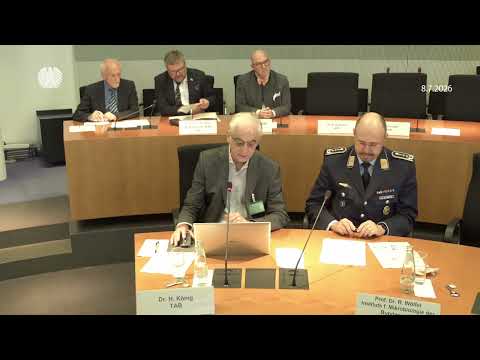 Video Thumbnail: Fachgespräch zu „Biotechnologie und künstliche Intelligenz“