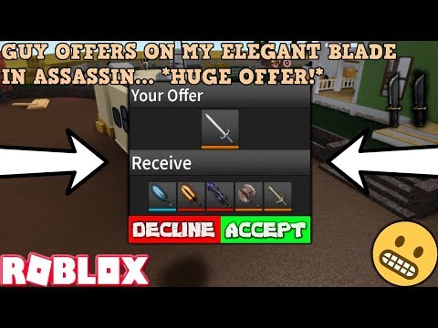 Roblox Assassin I Traded Sking Kram Not Clickbait Roblox - guy tries to offer on my elegant blade roblox assassin massive trades huge amount of value