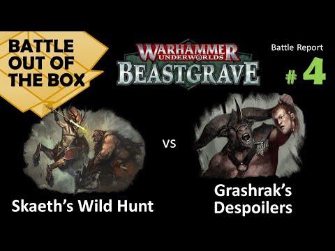 Let's Play Beastgrave. Wild Hunt Vs. Despoilers Underworlds #4: Battle out of the box