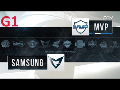 MVP vs SSG Game 1 Highlights - 2017 LCK SPRING SPLIT