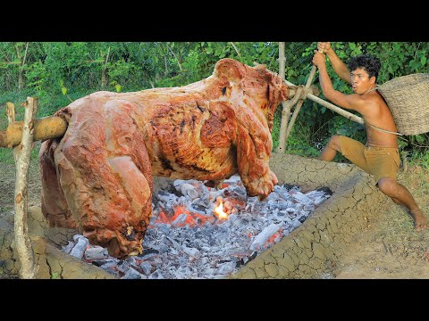 survival in the rainforest   cooking COW
