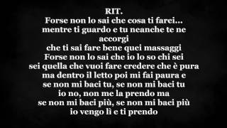 Modà -  Forse non lo sai (Testo, Lyrics)