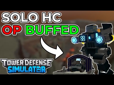 New Buffed Mecha Base Destroys Solo Hardcore.. | TDS