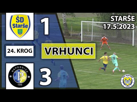 VRHUNCI: STARŠE 1 : 3 PESNICA | 1. Članska liga MNZ Maribor
