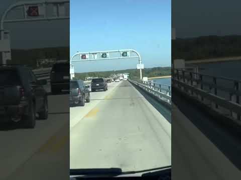 Chesapeake Bay Bridge Scary Span with traffic traveling in opposite direction, no barrier????????
