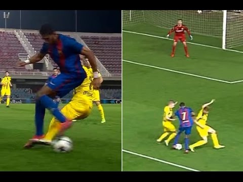 Barcaa wonderkid Jordi Mboula scores stunning solo goal even Messi would be proud of