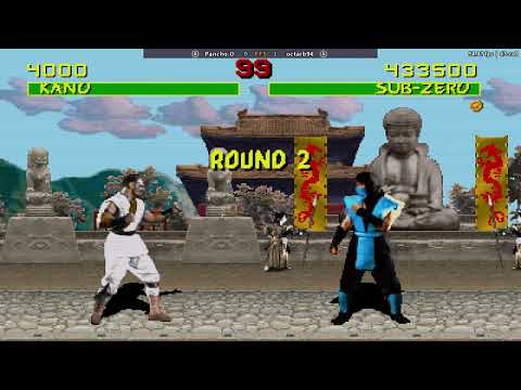 Mortal Kombat, Fightcade FT3, Vs Pancho.O