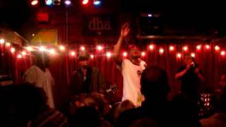Glen David Andrews & Paul Sanchez of Cowboy Mouth at d.b.a New Orleans (April 26, 2010)
