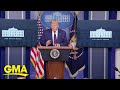 Biden reacts to Atlantic article on Trump | GMA Biden reacts to Atlantic article on Trump | GMA