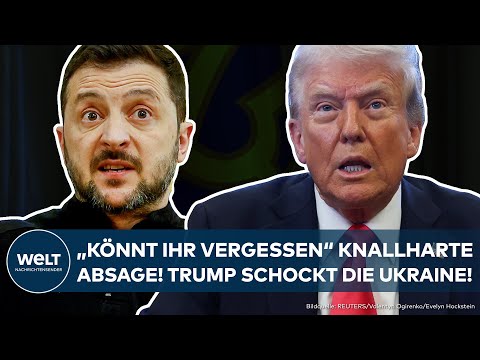 PUTINS KRIEG: "Könnt ihr vergessen!" Knallharte Absage! Mit dieser Aussage schockt Trump die Ukraine