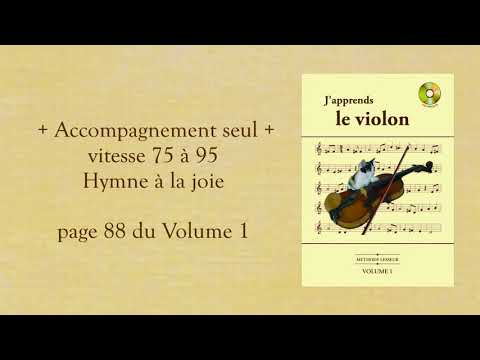046 Accompagnement seul 75 à 95 Hymne à la joie