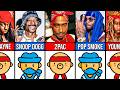Bloods Rappers VS Crips Rappers Comparison