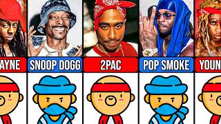 Bloods Rappers VS Crips Rappers || Comparison