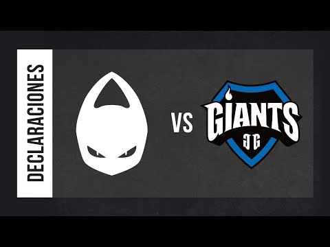 Declaraciones: X6TENCE vs. Giants - ESL Masters CS:GO T2 - #ESLMastersCS