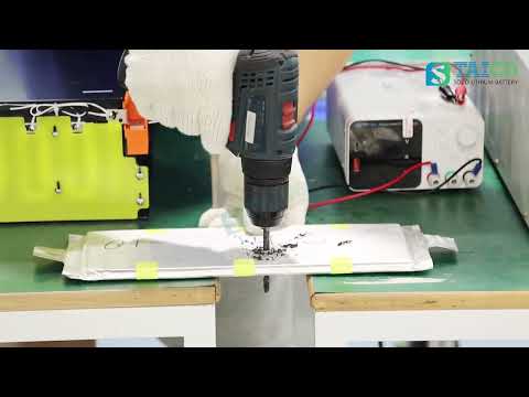 48v home energy storage battery Solid-state battery puncture test.