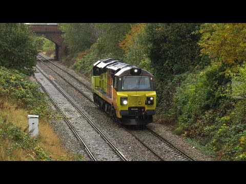 Colas Class 70 No. 70817 on 0Z70 Coleham Isu - Doncaster C.H.S on 02.11.19 - HD