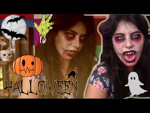 Makeup💀 Halloween🎃 Diabolic😈 Vampire (Amo😍 😊el halloween🤘 y no me importa) I CaFerSweet