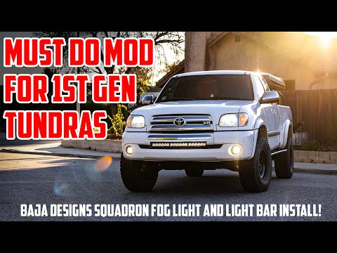 ESSENTIAL Modification for any 2000-2006 1st Gen Toyota Tundra - Baja Designs Fog Light Install!