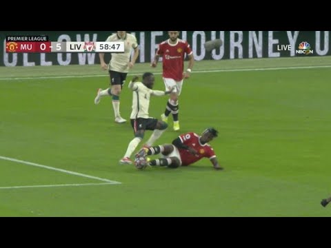 Pogba sent off RED CARD Vs Liverpool 🔴