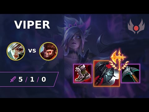 [ Viper ] Riven TOP vs Wukong | NA GRANDMASTER | LOL Season 2024