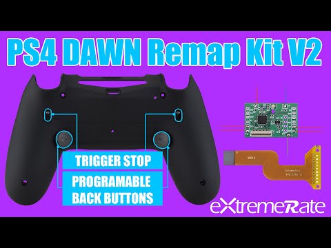 DIY PS4 Controller Back Buttons & Trigger Stop - eXtremeRate DAWN 2.0 Remap Kit Installation Guide