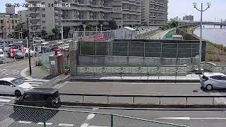 防潮鉄扉監視カメラ（左門橋）