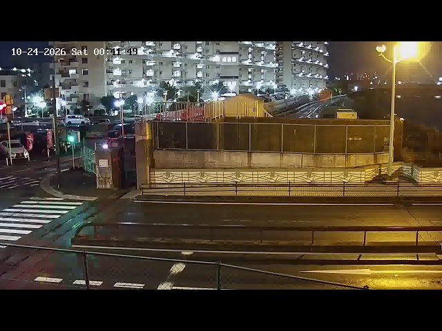 左門殿川左門橋 防潮鉄扉の閉鎖状況