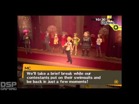 Persona 4 playthrough pt153 - Swimsuit Contest!/Unlikely Winner