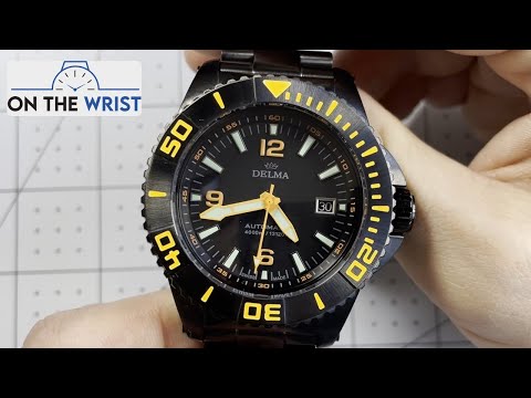 Want to Dive Deeper than a Rolex Deepsea? The Delma Blue Shark III Black edition has you covered!