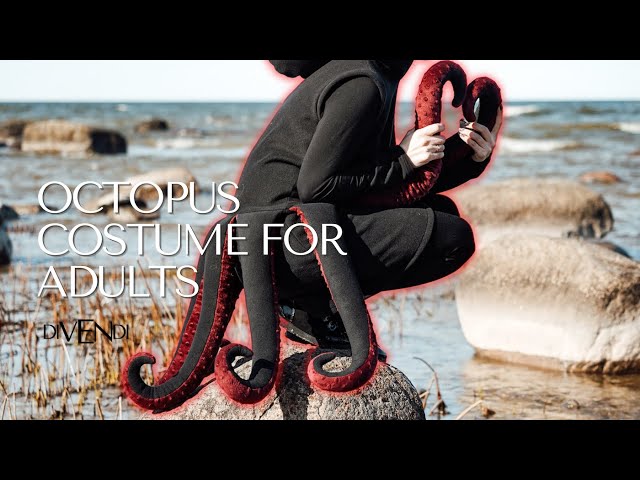 Vídeo relacionado con Octopus Halloween Costume Pacific Ocean Creature Graphic Manga Larga