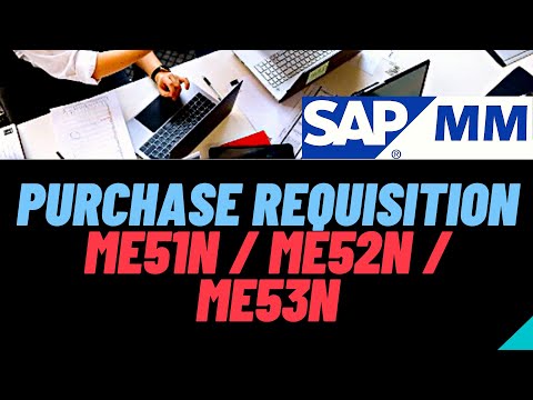 SAP MM | Purchase Requisition | PR Creation in SAP | T Code ME51N SAP | Create PR via ME51N in SAP