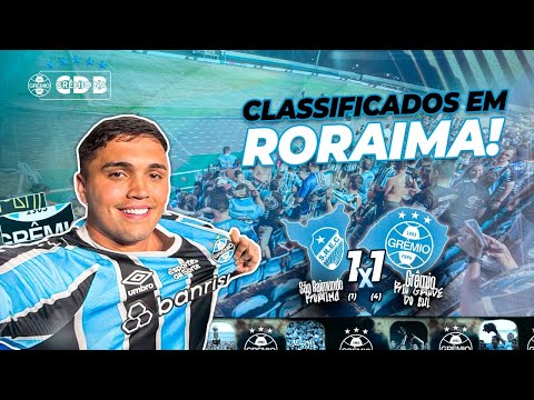 SÃO RAIMUNDO 1 (1) X 1 (4) GRÊMIO - CLASSIFICADOS EM RORAIMA!