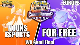 Nouns Esports vs For Free - PUCS EU March WB Semi Final | Pokemon Unite