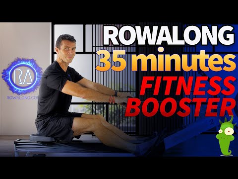 35 minute Indoor Rowing Workout - Fitness Boosting Recovery Row - 10KW2S2