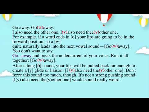 Liaison Rule 3 Vowel   Vowel