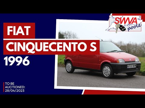 LOT 73 - Fiat Cinquecento S 1996 | SWVA 28th April 2023 Classic Car Auction