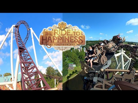 The Ride to Happiness by Tomorrowland [4K] Front Seat POV - Plopsaland De Panne