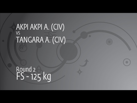 Round 2 FS - 125 kg: A. AKPI AKPI (CIV) df. A. TANGARA (CIV) by withdrawal, 0-0