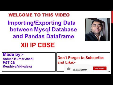 Pandas Dataframe Tofrom Mysql Table Database Importingexporting Using Read_sqlto_sql Function