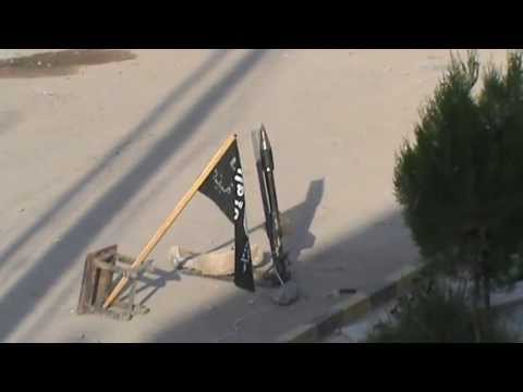 استهداف مقرات النظام في حي الحويقة الغربية في مدينة دير الزور بصواريخ محلية الصنع من قبل كتيبة المختار