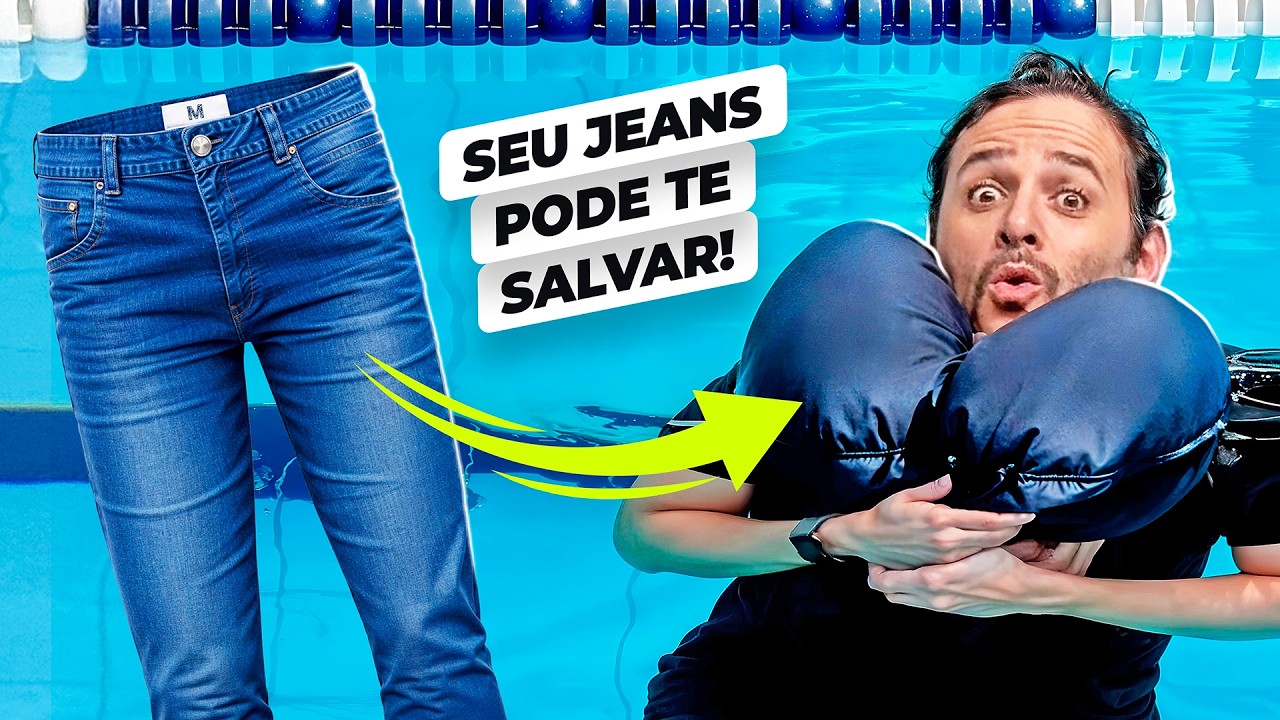Transformar CALÇA em COLETE SALVA-VIDAS? Nós testamos!