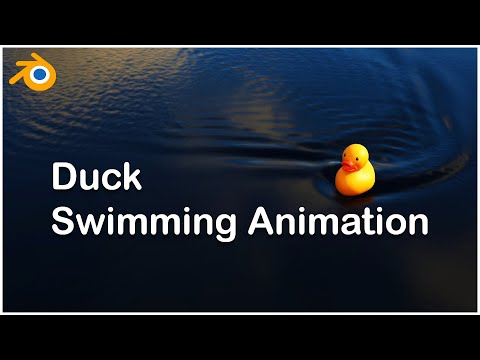 Create Duck Swimming Animation in Blender Easily | Blender Beginners Tutorial