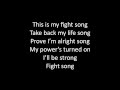 Timeflies - Fight Song Lyrics 