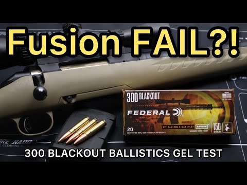 FIRST FAILURE?! 300 Blackout Federal Fusion 150gr Ammo Test