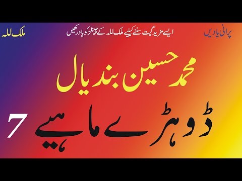 Dohray Mahiay 7 | Muhammad Hussain Bandial | Best Punjabi Saraiki Original Audio Song