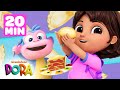Dora S Yummy Food Marathon 20 Minute Compilation Dora Friends