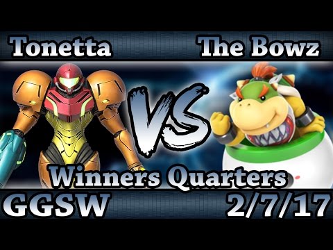 GGSW 19 - Tonetta (Samus) Vs. The Bowz (Bowser Jr.) Smash Wii U Winners Quarters - Smash 4
